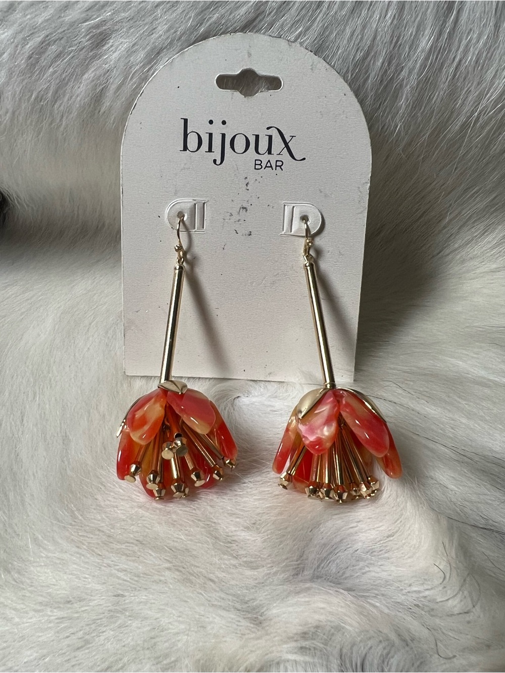 Large dangle earrings